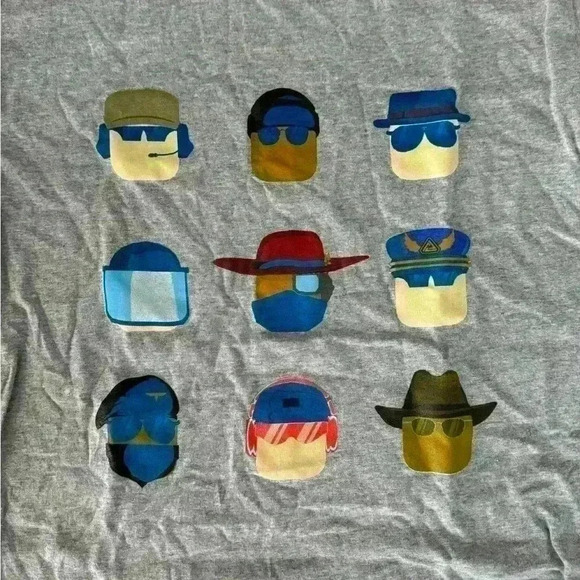 Roblox Character Faces ~ Youth size 8 ~ NWOT! - Picture 1 of 4